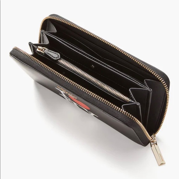 Kate spade - NWT - I love NY wallet - I heart NY - zipper, black leather - Picture 2 of 6